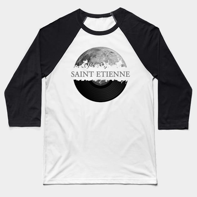 Saint Etienne moon vinyl Baseball T-Shirt by hany moon